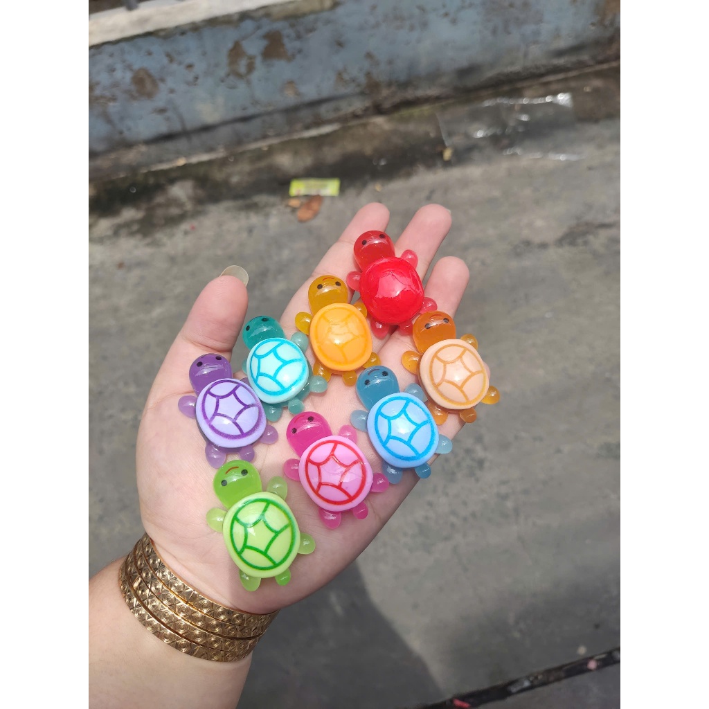 túi mù rùa nhiều màu phát sáng dạ quang kích thước 4.9cm AG.FASHION ...