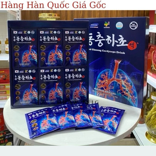 NƯỚC HỒNG SÂM LINH CHI ĐÔNG TRÙNG HẠ THẢO HÀN QUỐC, 30 GÓI