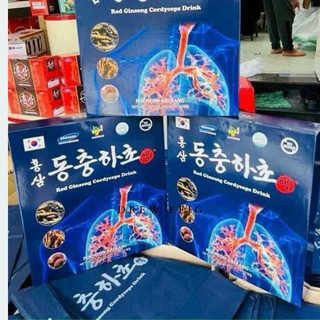 NƯỚC HỒNG SÂM LINH CHI ĐÔNG TRÙNG HẠ THẢO HÀN QUỐC, 30 GÓI
