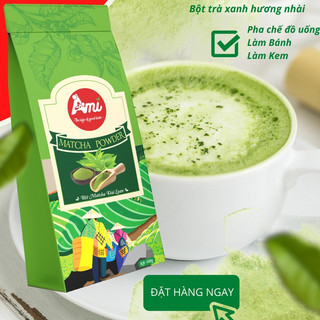 Bột Matcha Đài Loan Nhài AMI – Túi 500g – Hương Nhài Tinh Tế, Chất Lượng Cao