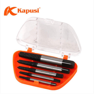 Bộ taro ren ngược nhổ ốc gãy 5 chi tiết từ 3-18mm hãng KAPUSI K-3687