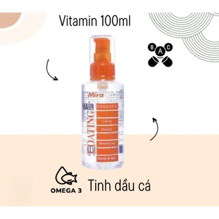 Dầu cá dưỡng tóc chải từ tinh dầu cá,vinamin làm mềm mại,giảm hư tổnMira