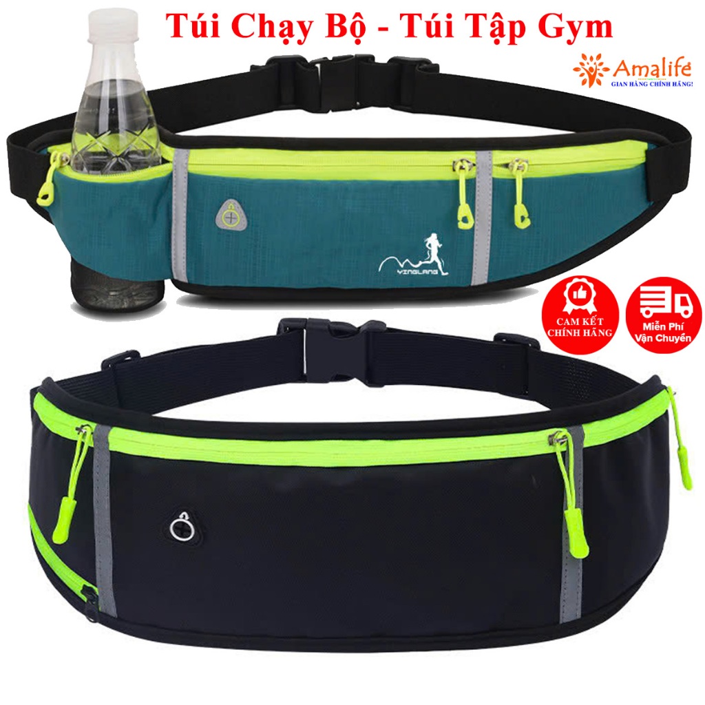Ảnh Túi Bao Tử Đeo Hông Đeo Bụng, Đeo Chéo Chạy Bộ Tập Gym Cho Nam Nữ Chống Nước Chính Hãng Amalife 1