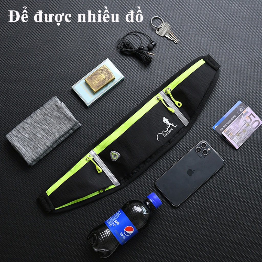 Ảnh Túi Bao Tử Đeo Hông Đeo Bụng, Đeo Chéo Chạy Bộ Tập Gym Cho Nam Nữ Chống Nước Chính Hãng Amalife 3