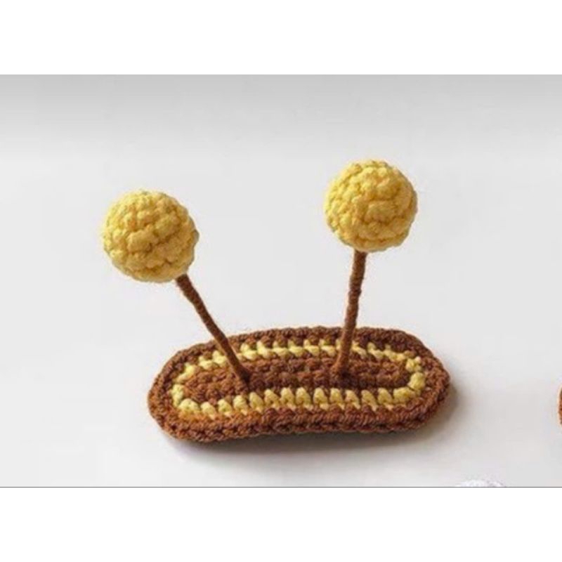 Kẹp Tóc Mầm Cây Len Handmade , Kẹp Tóc Mái Hoa Len Nhiều Mẫu Xinh