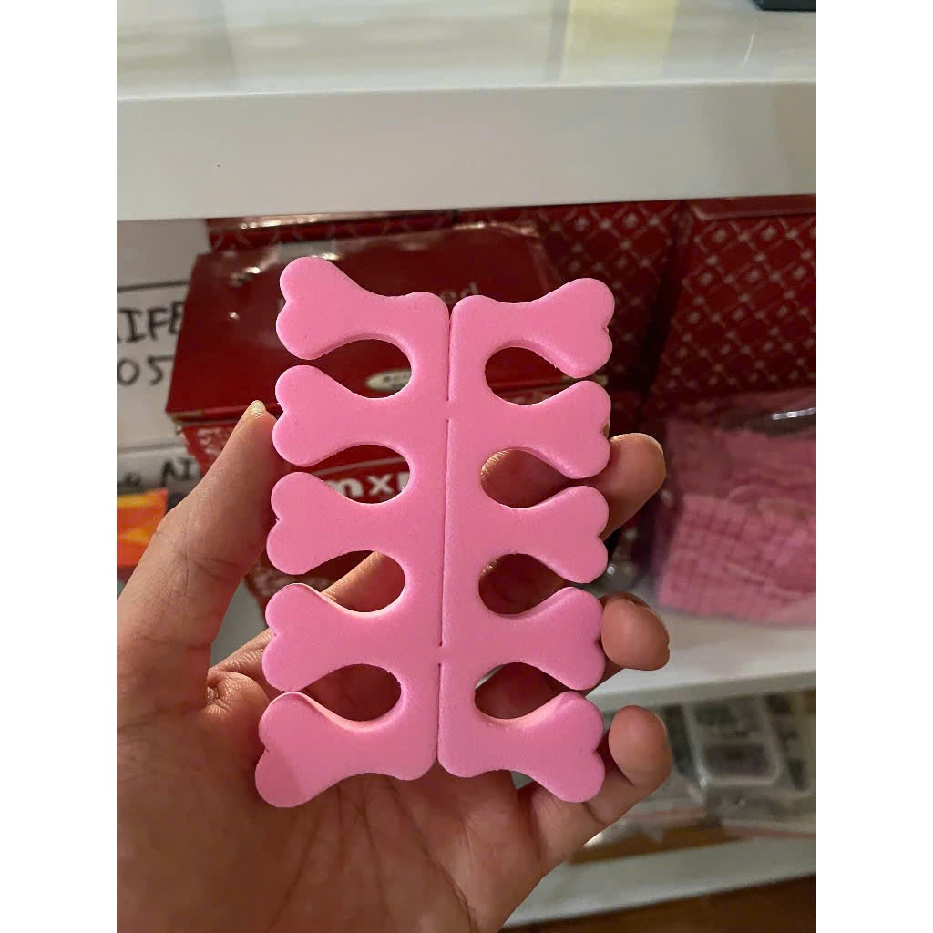 Combo 6 Xốp tách ngón - Dụng cụ tách ngón chân làm nail chuyên nghiệp giá rẻ