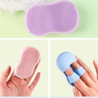 Miếng rửa mặt silicon tạo bọt mềm mịn,Dụng cụ rửa mặt