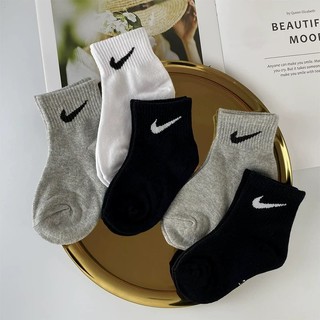 Set 5 Đôi Tất Cotton Cổ Cao Nihee Thể Thao Nâng Động Cho Các Bé te65