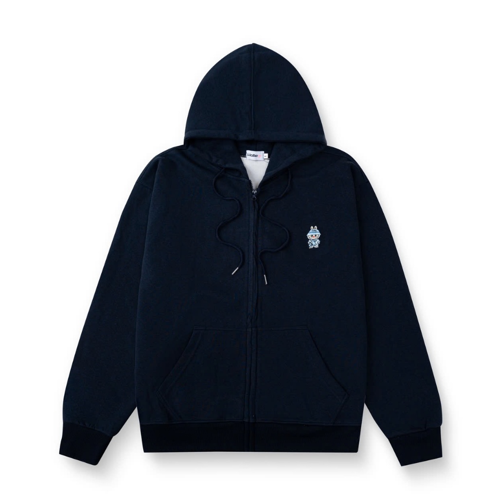 Áo Khoác Hoodie Zip Nam Nữ Unisex Thêu Labubu Vải 2 Da Cao Cấp Dày Dặn Unisex Local Brand HALLEY M32