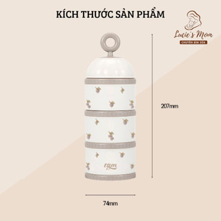 [Nhập Khẩu] Hộp Chia Sữa 3 Ngăn TGM Cao Cấp Chính Hãng Phong Cách Hàn Quốc Cho Bé