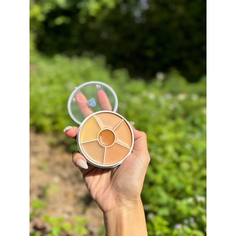 Triệt Sắc Kryolan Concealer Circle – Full Size 6 Ô – Che Khuyết Điểm, Trung Hòa Sắc Tố, Chuyên Makeup Studio