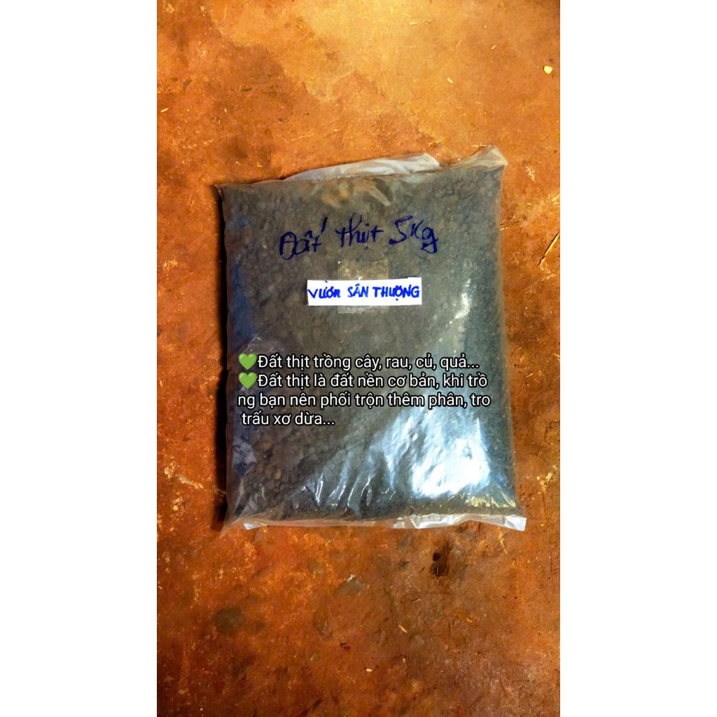 5kg Đất Thịt Trồng Cây Thích Hợp ChO Hầu Hết Cây, Rau, Củ Qủa, Cây Cảnh