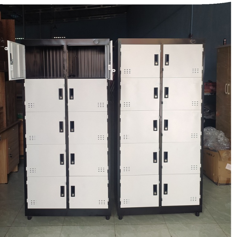 Tủ locker sắt có khóa nhiều ngăn 4-6-8-10-12 cửa - tủ sắt đựng hồ sơ ...