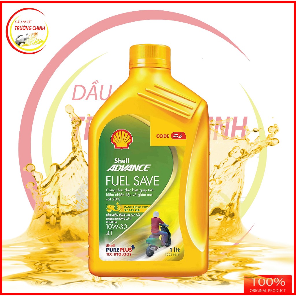 Nhớt Shell Advance Fuel Save 10W30 tiết kiệm nhiên liệu dành cho xe ga ...