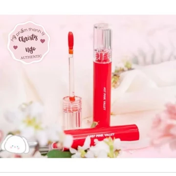 [VIDEO THẬT ĐỌC MÔ TẢ] SON TINT BÓNG ROMAND GLASTING WATER TINT 07 PINK VALLEY