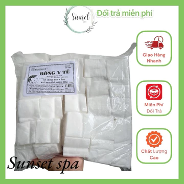 Bông y tế Bảo Thạch cắt 5x5 hoăc bông bảo thạch 6x6 . Bông cắt