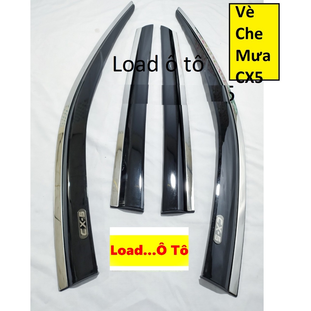 Vè Che Mưa Xe MAZDA CX5 2024-2015 CHỈ INOX CAO CẤP | Shopee Việt Nam