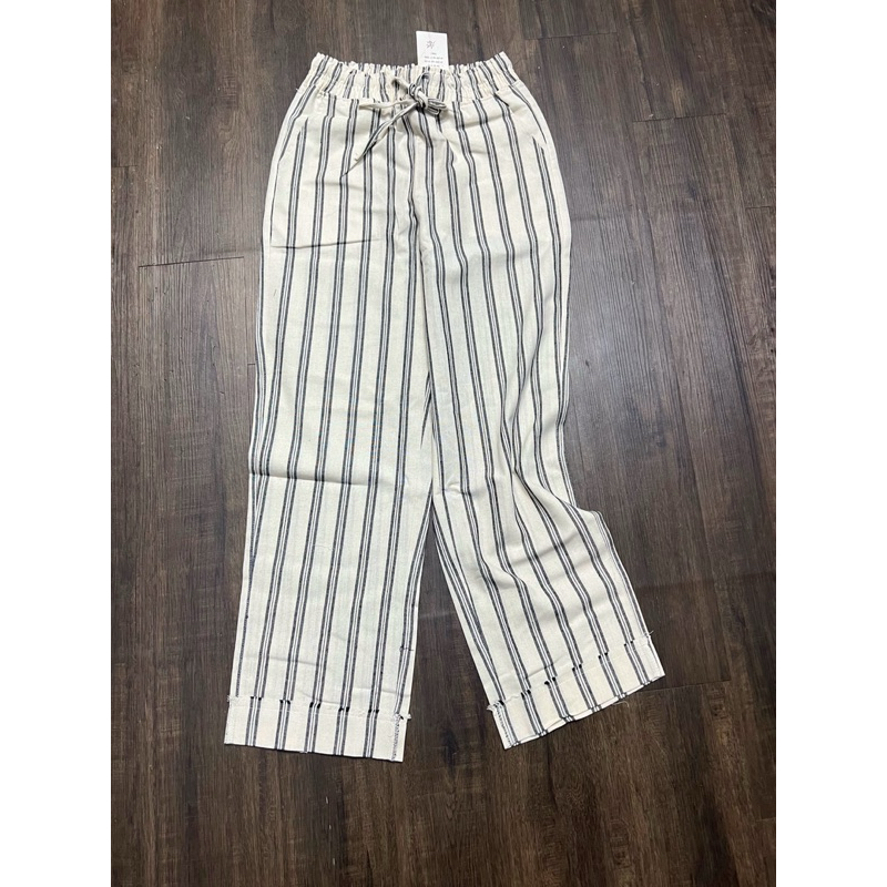 QUẦN SUÔNG LINEN _ LẬT LAI, dây rút eo ( đã xử lý độ rút) 46-75kg ...