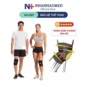 Đai Bảo Vệ Khớp Gối Hỗ Trợ Khớp Gối Tránh Chấn Thương, Băng Thun Bảo Vệ Đầu Gối, Gối Có Nẹp