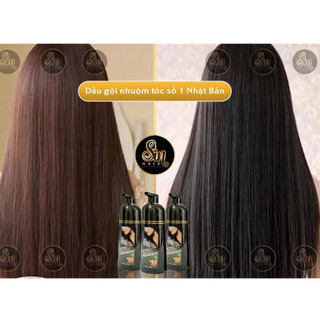 Dầu gội đầu phủ bạc sin hair Nhật Bản 500ml, Sin hair đen, Sin hair Nâu