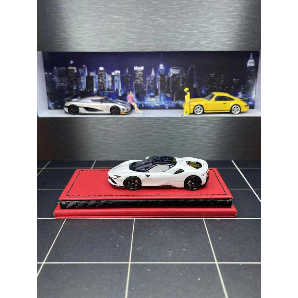 MÔ HÌNH 1:64 ART - Ferrari SF90 White Hardtop | Shopee Việt Nam