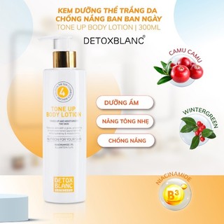 Kem dưỡng trắng chống nắng body ban ngày detox blanc