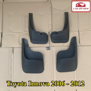 Chắn Bùn Toyota Innova Đời 2006 - 2022  Chất liệu Nhựa Dẻo Tặng kèm Ốc Vít ,Bộ 4 Chiếc Hàng Loại 1