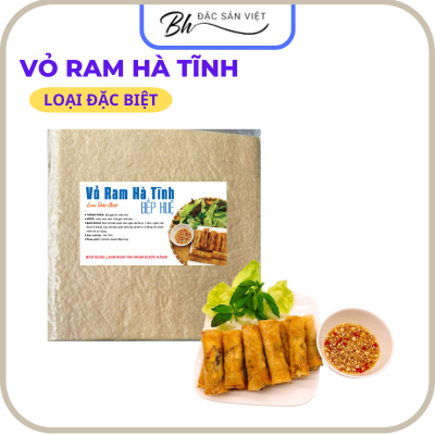 Vỏ ram hà tĩnh loại đặc biệt hút chân không 500g lá ram làm chả