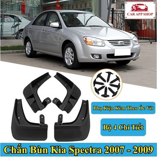 Chắn Bùn Kia Spectra Đời 2007-2009 Chất liệu Nhựa Dẻo Tặng kèm Ốc Vít ,Bộ 4 Chiếc Hàng Loại 1