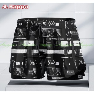 Quần bơi short nam Kappa 2 lớp đi bơi thoải mái đi biển an toàn có big size từ 45->100kg