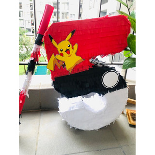 Pinata đập kẹo số 5 Pokeball - Trò chơi tiệc sinh nhật cực vui dành cho bé