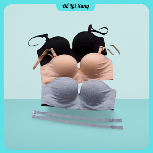 Áo lót có gọng 1001, áo lót cotton quả ngang đệm mỏng nâng ngực cao cấp