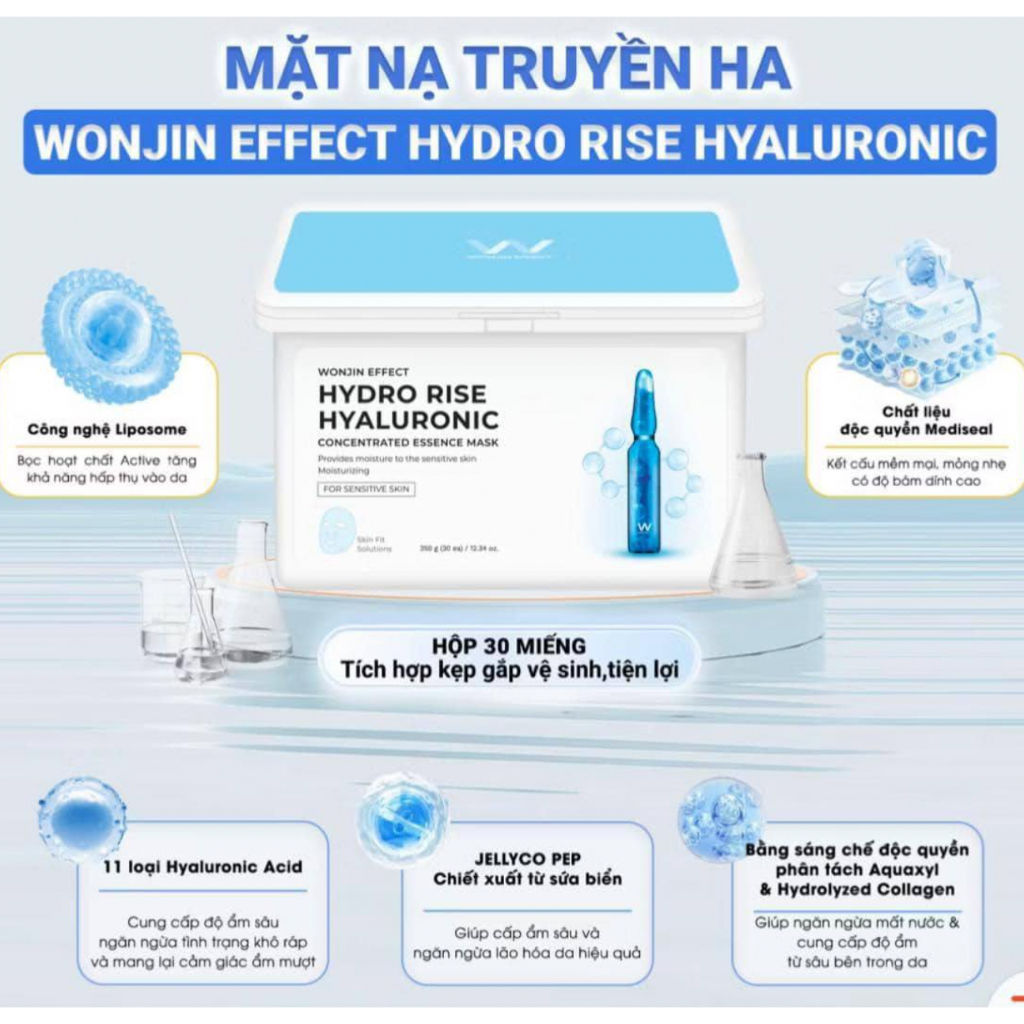 Hộp mặt nạ Wonjin 30m 350g