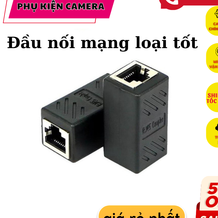 Đầu Nối Dây Cáp Mạng Lan RJ45 Chất Lượng Cao, hàng đầu nối đen to đẹp ...