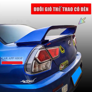 Đuôi gió thể thao có đèn kiểu mới lắp chung các dòng xe sadan