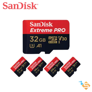 Thẻ Nhớ MicroSDXC,SanDisk Extreme Pro 32GB 128GB 64GB A2 U3 V30 200MB/s Bảo Hành Chính Hãng 5 Năm