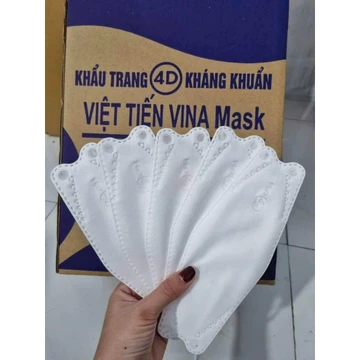 Túi 10 chiếc khẩu trang 4D KF94 công nghệ HQ, khẩu trang kháng khuẩn chống bụi