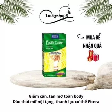 Giảm cân Fitera trà giảm cân giảm mỡ bụng đùi bắp tay bắp chân tan mỡ body thanh lọc cơ thể giảm cân an toàn