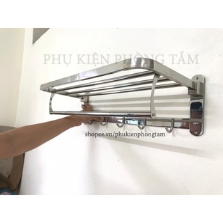 Giá treo khăn nhà tắm Inox 304 (LOẠI 1-CHÂN ĐẾ ĐẶC,CỰC CHẮC CHẮN)
