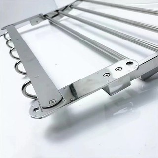 Giá treo khăn nhà tắm Inox 304 (LOẠI 1-CHÂN ĐẾ ĐẶC,CỰC CHẮC CHẮN)