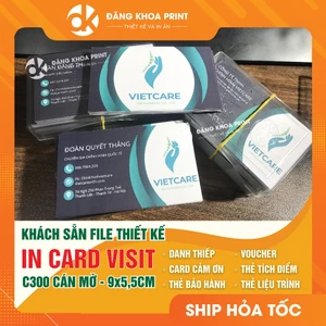 In card visit, in danh thiếp, in thẻ kích thước theo yêu cầu (Khách có sẵn file thiết kế, Shop chỉ cần in)
