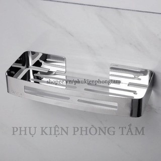 Kệ để đồ nhà tắm inox 304 ( 1 tầng)-Kệ chữ nhật SUS 304