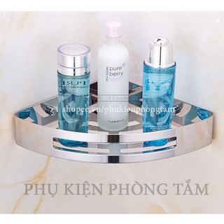 Kệ góc đơn nhà tắm inox 304 ( 1 tầng)