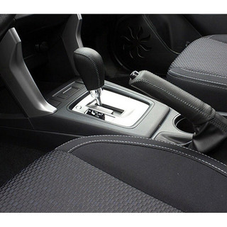 Bọc da cần số phanh tay Nissan Almera số tự động (new) 2021, 2022, 2023 bằng da bò