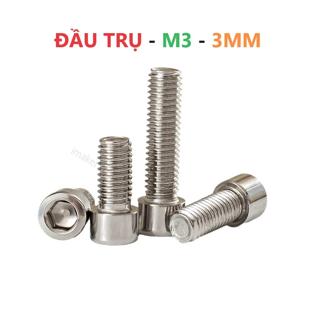 Ốc Lục Giác Đầu Trụ M3 3mm Inox Lắp Robot Và Các Chi Tiết Máy | Shopee ...