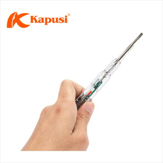 Bút thử điện cao cấp KAPUSI K-9068 kháng nước, nhựa trong suốt