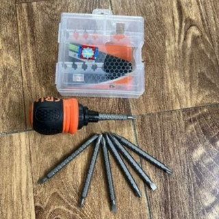 Bộ tua vít lùn 15 trong một, bao gồm 14 đầu vặn và 1 thân tua vít mẹ K-9207 Kapusi