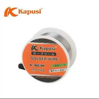 Cuộn thiếc hàn KAPUSI Japan K-9038, 1mm 100g thiếc hỗn hợp nhựa thông mau dính. Bh 12 tháng Kouritsu Official Store