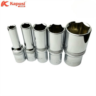 Tuýp khẩu lục giác trắng dài 78mm KAPUSI Nhật Bản hệ 1/2 inch đủ size 8-32mm, Bh 12 tháng Kouritsu Official Store