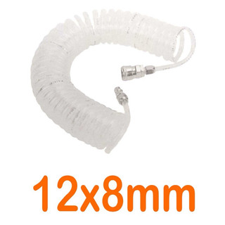 Cuộn Dây hơi xoắn ruột gà dài 6m,9m,12m Kapusi Japan, 2 đầu khóa SP20 và PP20, Bh 12 tháng Kouritsu Official Store
